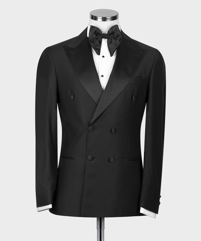 Black Satin Collar Black Classic Tuxedo