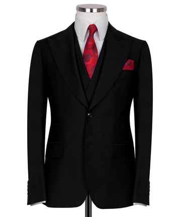 Black 3-Piece Classic Suit