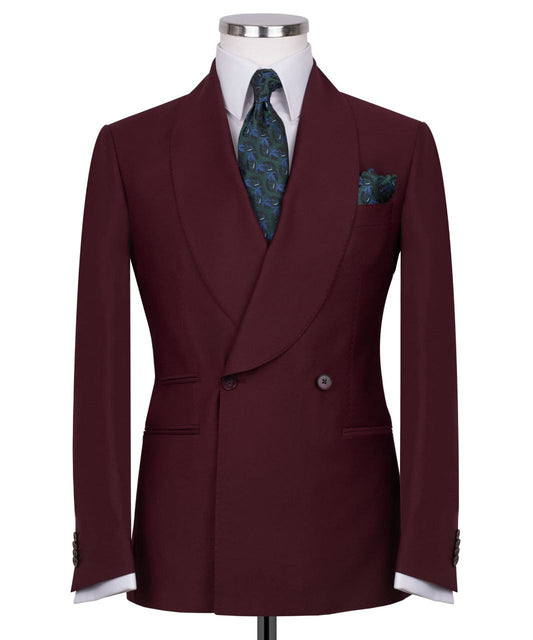 Burgundy Classic Suit