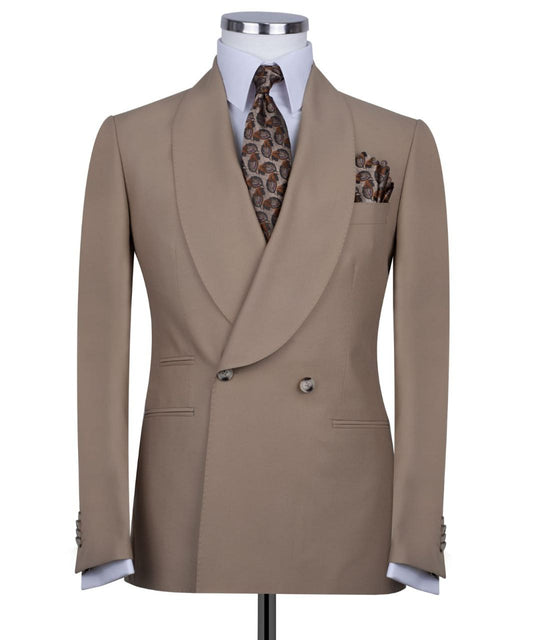 Beige Classic Suit