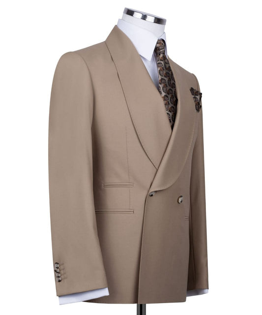 Beige Classic Suit