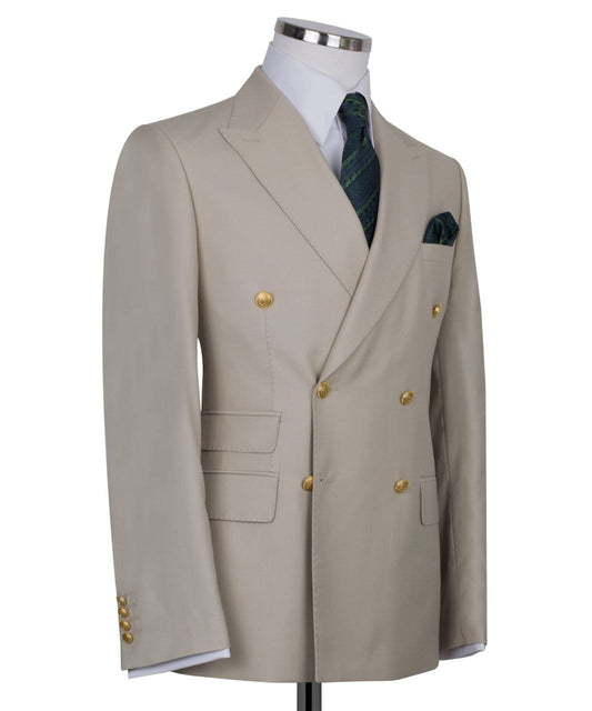 Beige Classic Suit