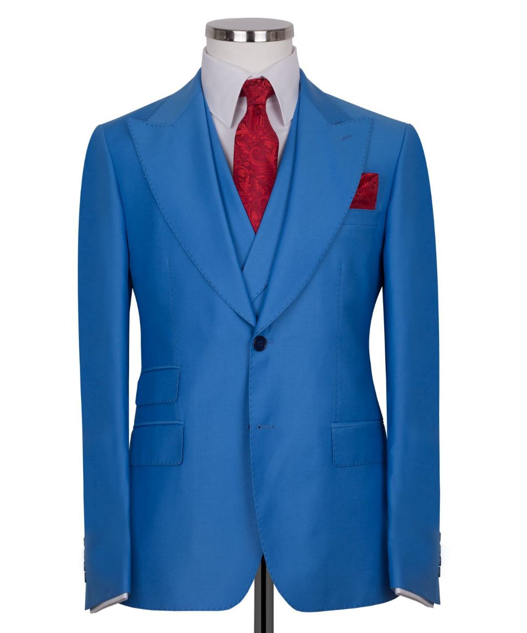 Blue 3- Piece Classic Suit