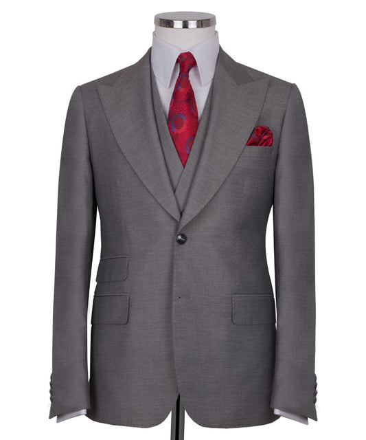 Grey 3-Piece Classic Suit