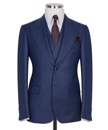 Navy Blue 3-Piece Classic Suit