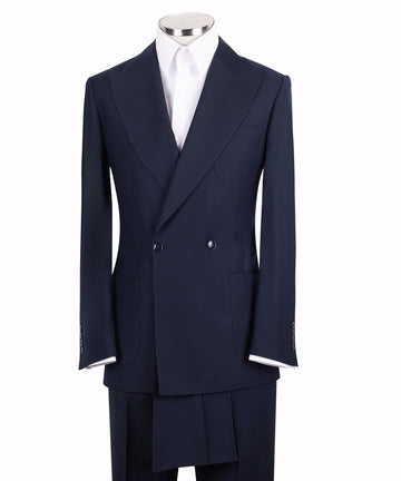 Charly Luxury — Riviera Navy Tailored Double-Breasted Suit