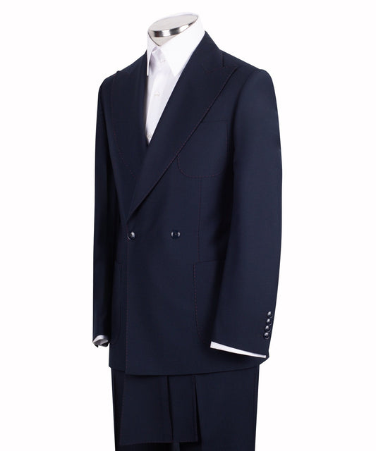 Charly Luxury — Riviera Navy Tailored Double-Breasted Suit